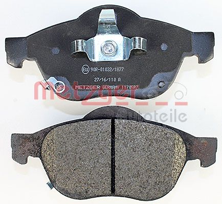 METZGER 1170587 Bremsbelagsatz, Scheibenbremse
